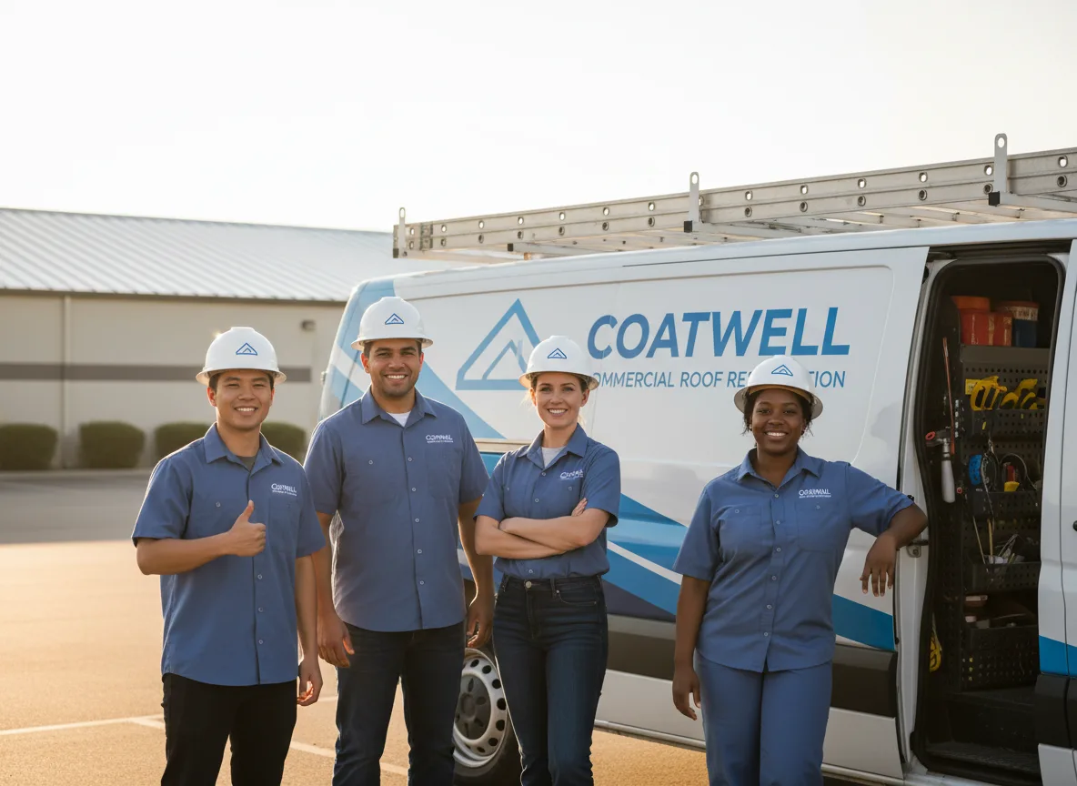 Commercial roof coating company in Harris, MN